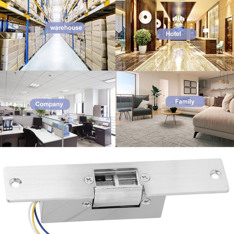 DC 12V Nc NO Type Electric Cathode Lock Door Access