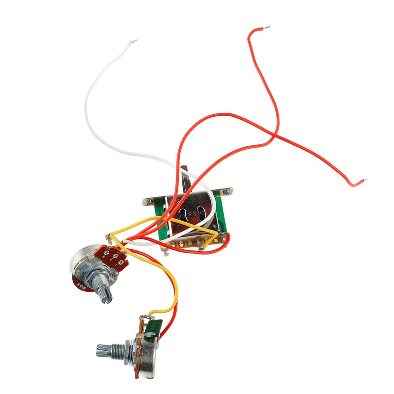 3 Pickup Guitar Wiring Harness 3 Way Switch A500K B500K