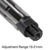 sourcing map Adjustable Hand Reamer 19-21mm High Speed Steel H8