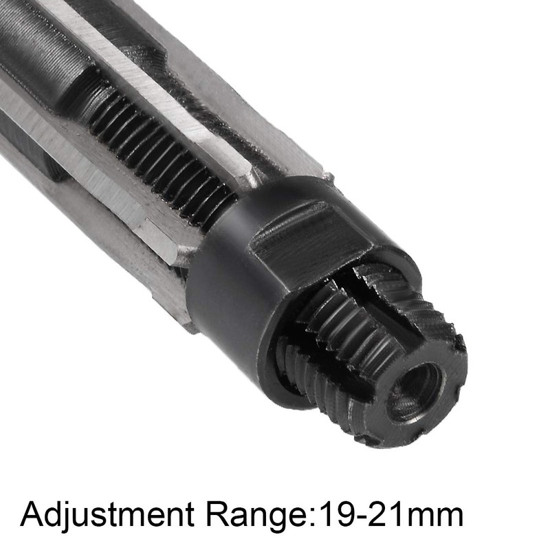 sourcing map Adjustable Hand Reamer 19-21mm High Speed Steel H8