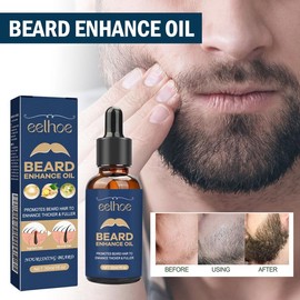 EELHOE ORGANIC Beard Oil, Beard Oil for Men Growth, Natural Hydrating & Softening Beard Care with Ginger root oil, Caberi - Specification: 2pcs