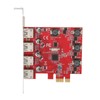 4 Ports 5Gbps USB 3.0 PCI Express Expansion Card for