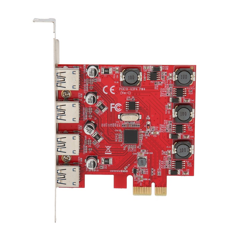4 Ports 5Gbps USB 3.0 PCI Express Expansion Card for