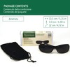 NATURALIGHT Rasterbrille/Lochbrille für Augentraining - Modell Ametista – Bifokales Raster