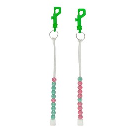 Kasteco 2 Pack Golf Bead Counter Golf Stroke Counter Golf Counter with Clip (2)