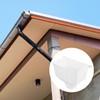 UKCOCO Downpipe Drainage Connection PVC Funnel for Rain Gutter Outdoor