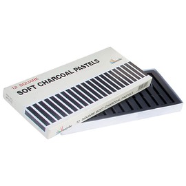Inscribe Charcoal Soft Pastels - 12 Colours