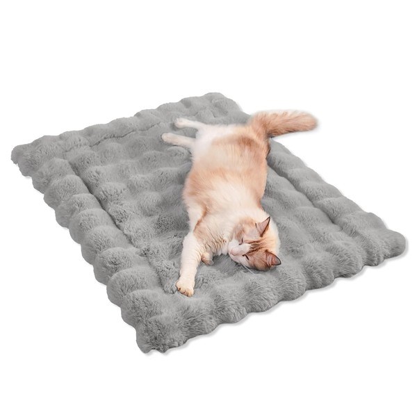 SOMAHE Cute Cat Beds for Indoor Cats Faux Fur Pet