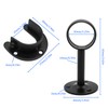 2 Set Pole Brackets - 32mm Stainless Steel Curtain Brackets,