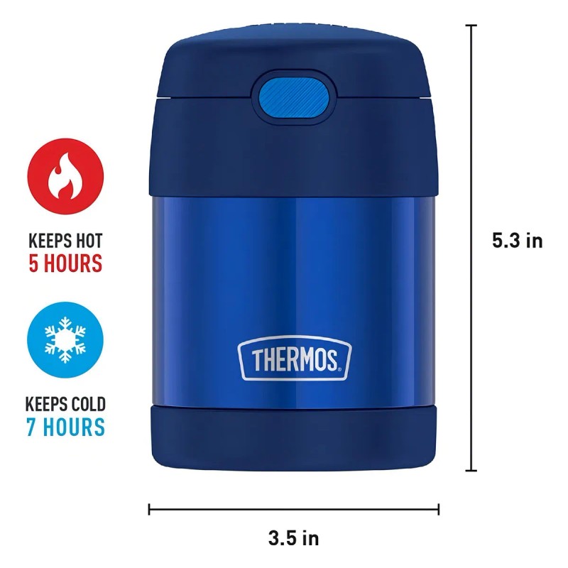 Termo Funtainer Tarro De Comida Para Niños Aislado Al Vací