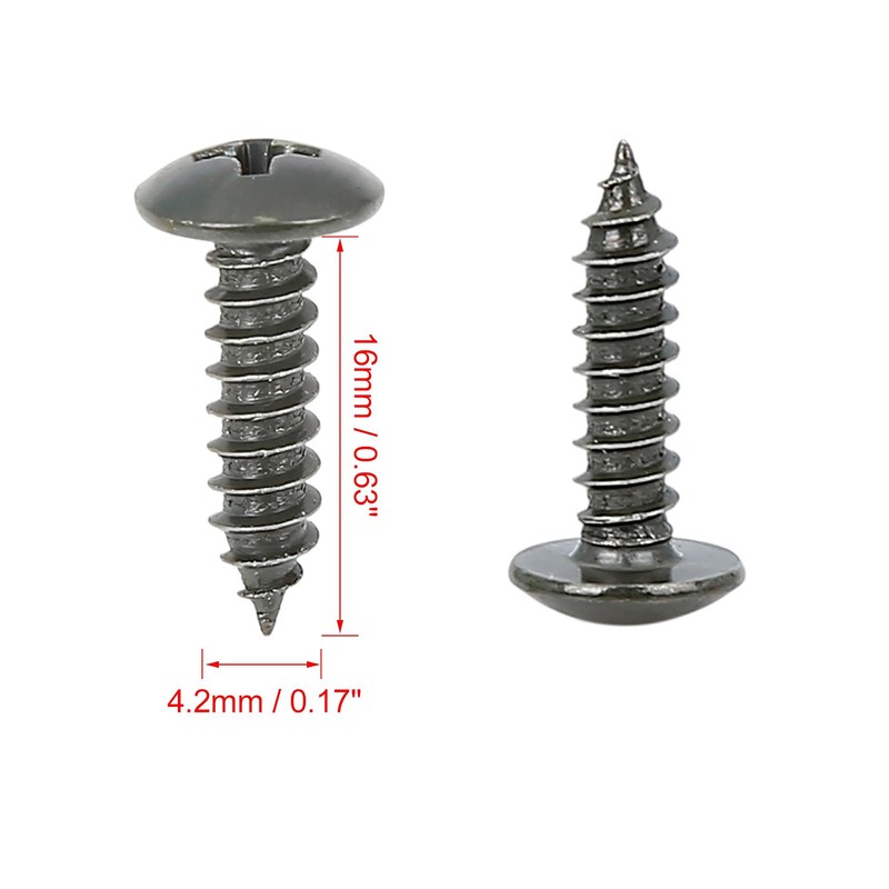 X AUTOHAUX 20 Sets 4.2x16mm Car Clips U Clip Screw