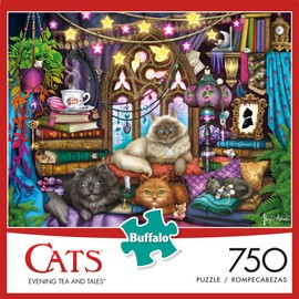 Buffalo Games - Evening Tea and Tales - 750 Piece Jigsaw Puzzle