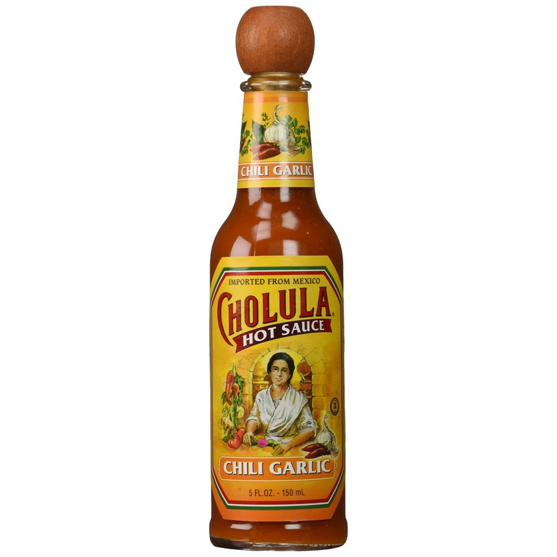 Cholula Chili garlic Hot Sauce, 5 Fl Oz (Pack of