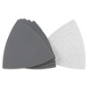 sourcing map Triangular Sandpaper Hook and Loop Triangle Sanding Pad