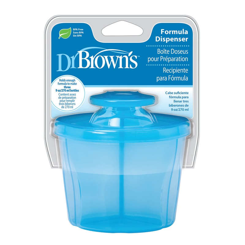 Dr. Brown's Travel Formula Dispenser with Lid, BPA Free -