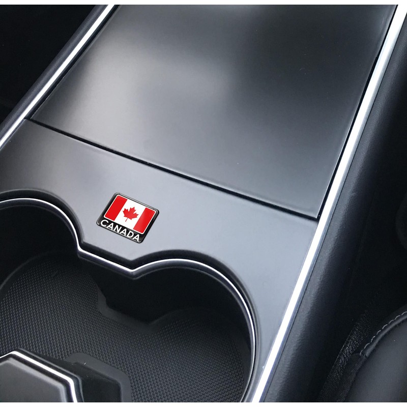 SkinoEu® 2 x 3D Stickers Canada Canada Flag Canadian Flag