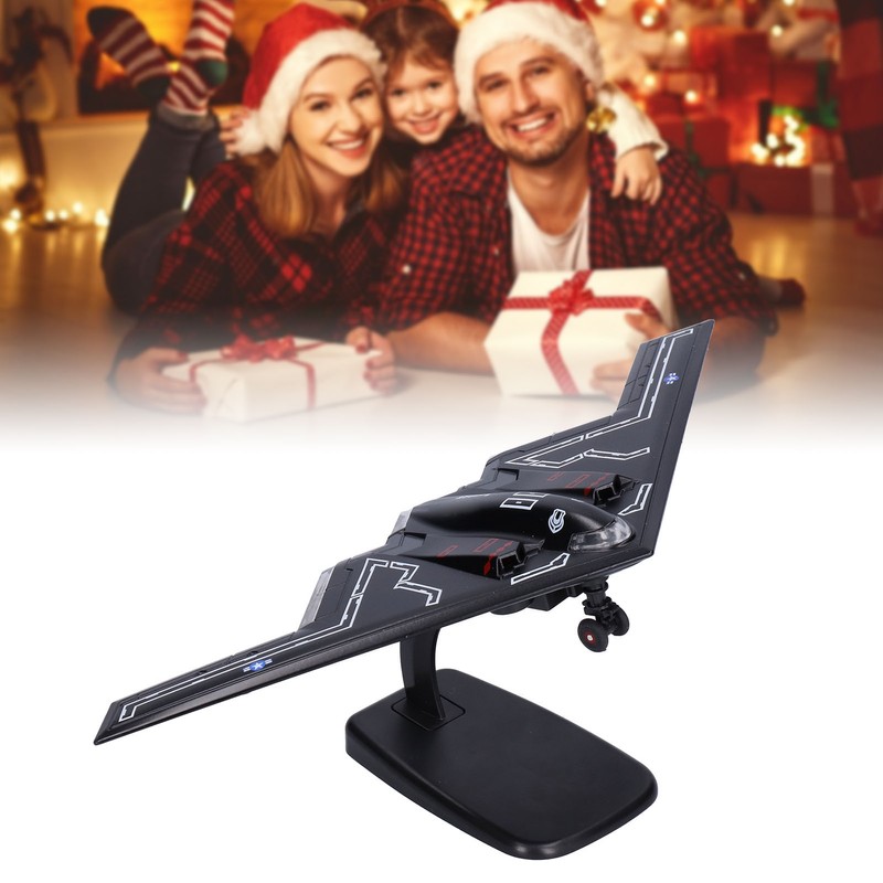 B2 Metal Fighter Plane Model Military Airplane Model Pull Back