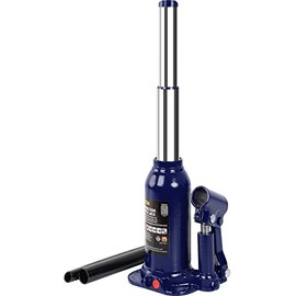TCE 2 Ton (4,000 LBs) Torin Double Ram Welded Bottle Jack for Car Auto Repair and House Lift, ATH80202XU , Blue