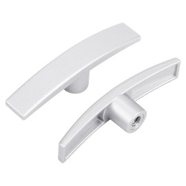 SAQXK 2pcs Aluminum T Handle RV Camper Waste Valve Handles Replacement for Valterra Camco Dump Valve Handles Fits Any 1 1/2" and 3" RV Sewer Gate Valve, RV Gray & Black Water Tank Valve