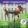 Whirligig Spinner Black & Tan Dachshund 20" – Adorable Dog-Themed