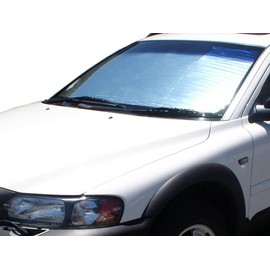HeatShield, The Original Windshield Sun Shade, Custom-Fit for Volvo V70 Wagon 2001, 2002, 2003, 2004, 2005, 2006, 2007, Silver Series