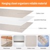 tulinstiraga Large Hanging Sweater Organizer for Closet,Collapsible 6-Shelf Hanging Closet