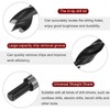 sourcing map Brad Point Drill Bits 15mm(38/64") Dia Straight Steel