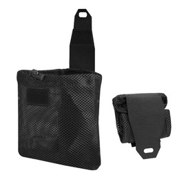 Tactical Molle Dump Pouch, Foldable Dump Bag, Mesh Drawstring Utility Pouch, Foldable Magazine Mag Bag for Camping, Hiking, Hunting, Cycling, Adventure