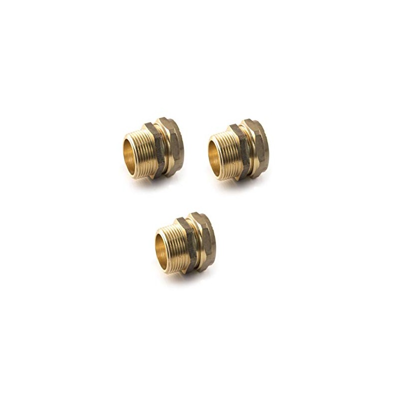 15 mm x 1/2 Compression x BSP Parraler Male -