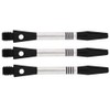 Bulls Cetra Aluminium Shaft Medium, Unisex, 54401, Black, 1 Satz