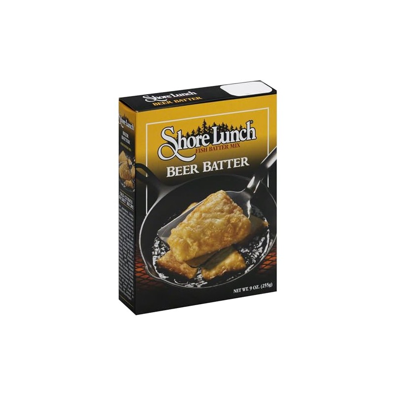 Shore Lunch Beer Batter Fish Batter Mix, 9 Ounce (Pack