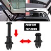 Pack of 4 Parcel Shelf Clips, Parcel Shelf Retaining Strap,
