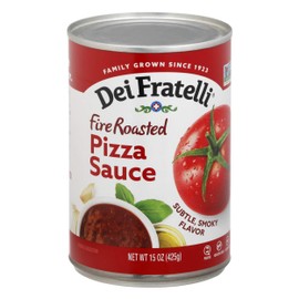 Dei Fratelli Fire Roasted Pizza Sauce - All Natural - No Water Added - 5th Generation Recipe (15 oz. cans; 12 pack)