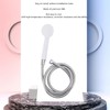 Handheld Showerhead ABS Thicken White Baking Paint Hand Shower Sprayer