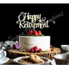 Decoración para tarta Happy Retirement, diseño nuevo