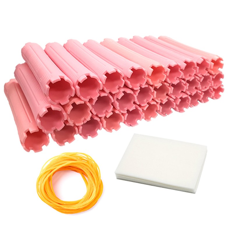 Cell Ribbon Hair Volume Rollstar Self Perm Ceramic Rod Set