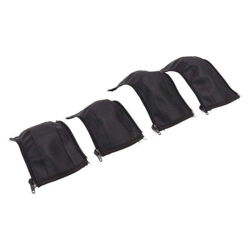 4pcs Stroller Handlebar Cover Waterproof Sweat Absorbing Strong Grip PU