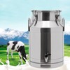 LUNUMAOS Milk Can, Water Bucket with Locking & faucet Sealed