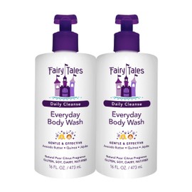 Fairy Tales Daily Cleanse Kids Body Wash, Everyday Body Wash for Kids and Toddler- Soap for Bath or Shower, No Harsh Chemicals or Toxins - 16oz (2 pack) (2)