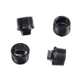 4 Pack DN25(1-inch） Industrial Steampunk Iron Plug for Pipe for DIY Industrial Vintage Style Decoration