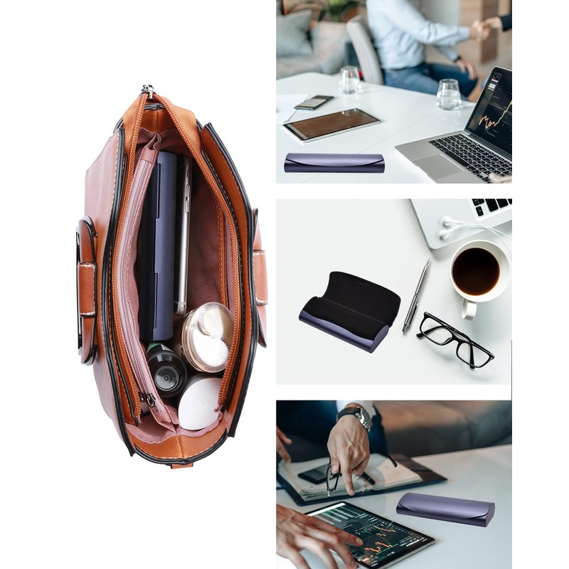 Philley Aluminum Ultra-Light Eyeglasses Case Hard Shell Nearsighted Glasses Case