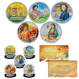 2024 Colorized American Women Quarters U.S. Mint 5-Coin Full Set in Capsules
