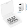 Wzone 40PCS Small Magnets for Crafts, 10x3 mm Office Magnets