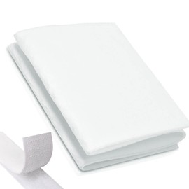 Baifeier 120"X 10" Cut to Fit Vent Filters, Air Vent Filters Media Roll with Hook Tape for Cold Air Return Vent Covers, Electrostatically Charged Air Filter Media Roll for HVAC, AC & Heating