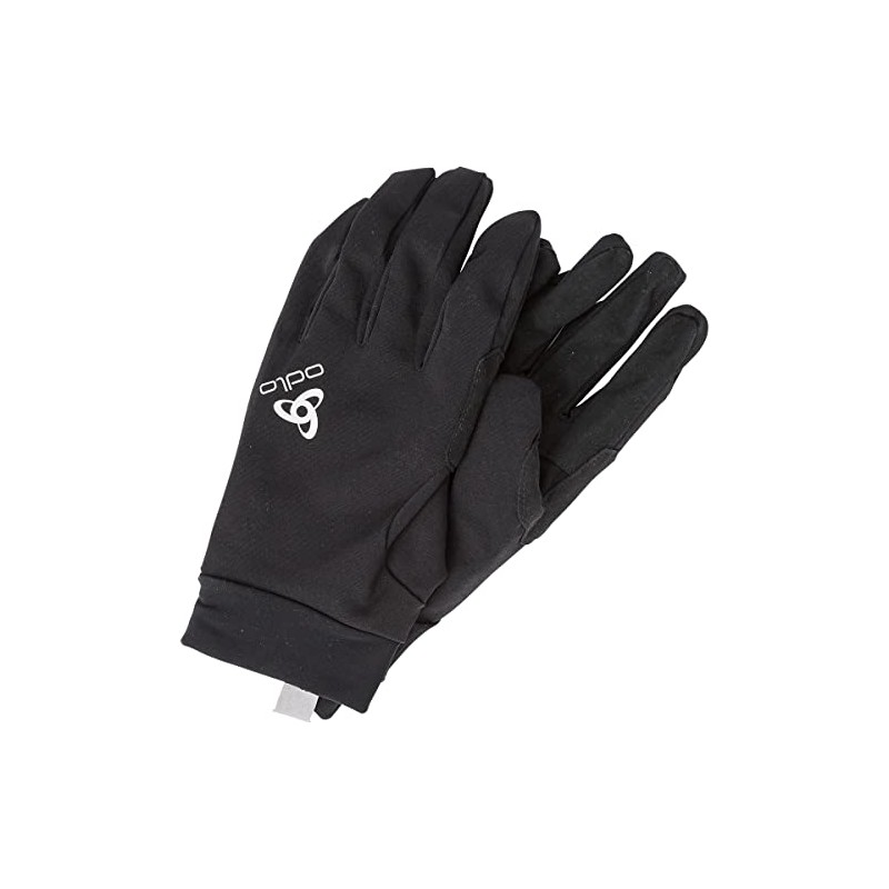 Odlo Unisex Guanti WATERPROOF LIGHT, Nero, M