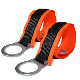 AFP 3’ Cross Arm Strap Premium Heavy-Duty Pass-Through Double Steel Ring, Safety Fall Protection Anchorage Connector (OSHA/ANSI) PPE