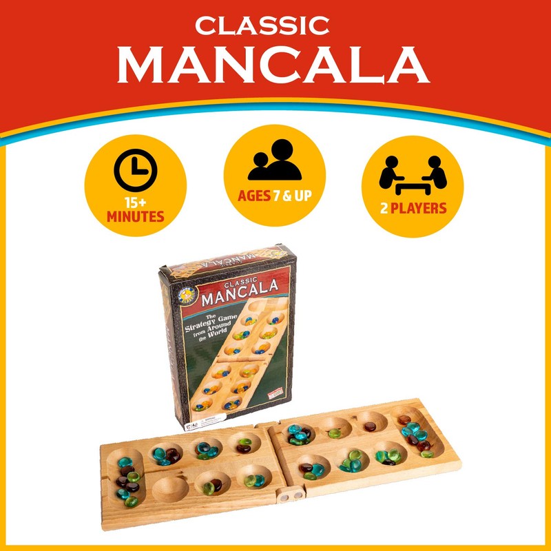 Classic Mancala - Fun Board Game for Friends and Family