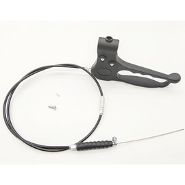 Rollator Brake Handle Replacement Hand Brake with Cable,40" Cable,5W & 15J Serial,2 Screws,Adjustable Wheel Lock Brakes,Fits All Brands 3/4-Wheel Rollator Parts,9502F1025701,10257,W/Hardware(1Ea)