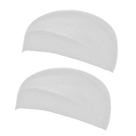 Rise World Wig Wig Cap Dedicated Net Hair Net, 2 Pieces (White), white