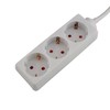 UNITEC 3-Way Table Socket, Socket Strip, 1.4 m, White